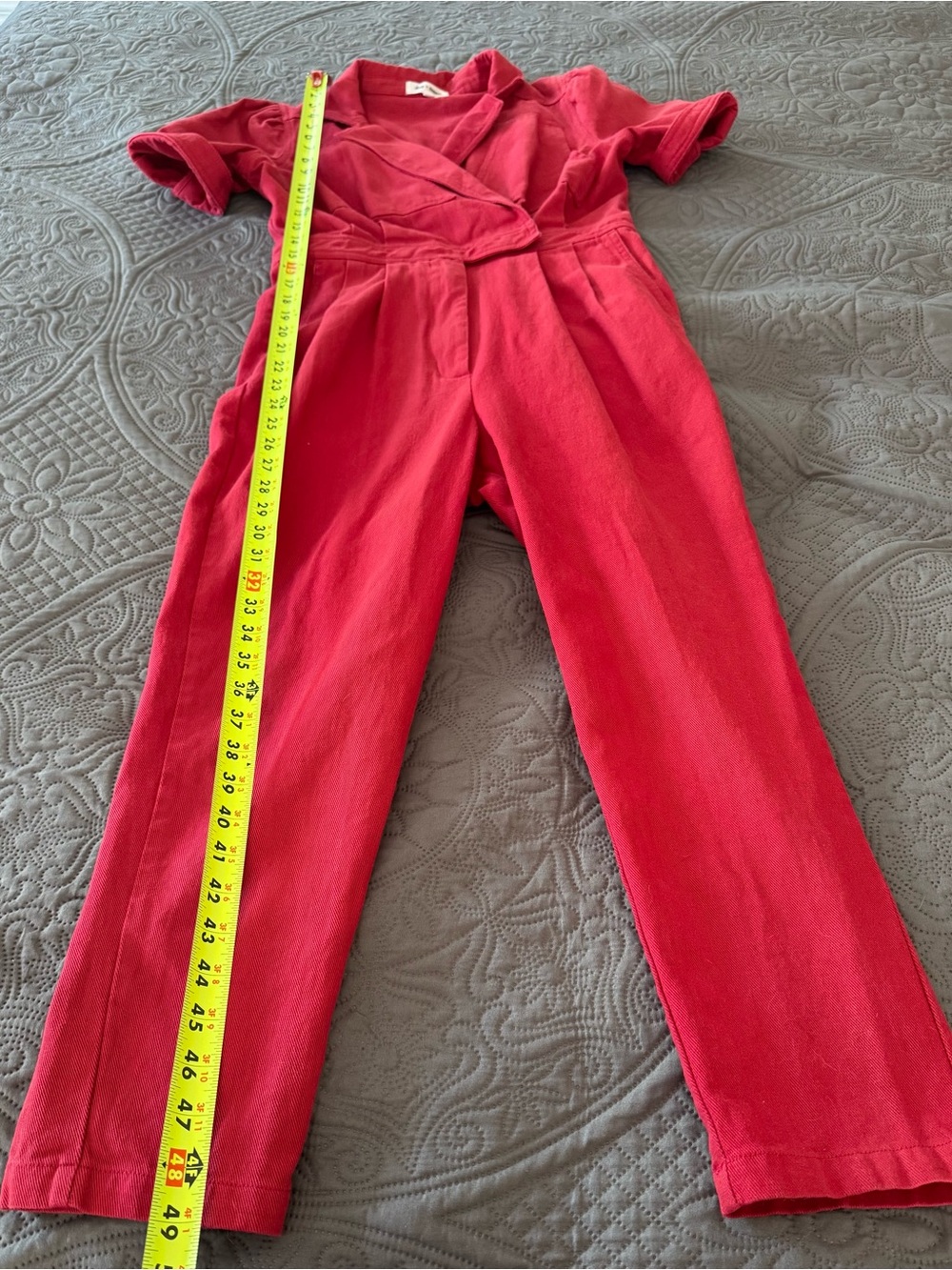 Day + Moon Women's Red Jean Jumpsuit medium - Picture 11 of 11